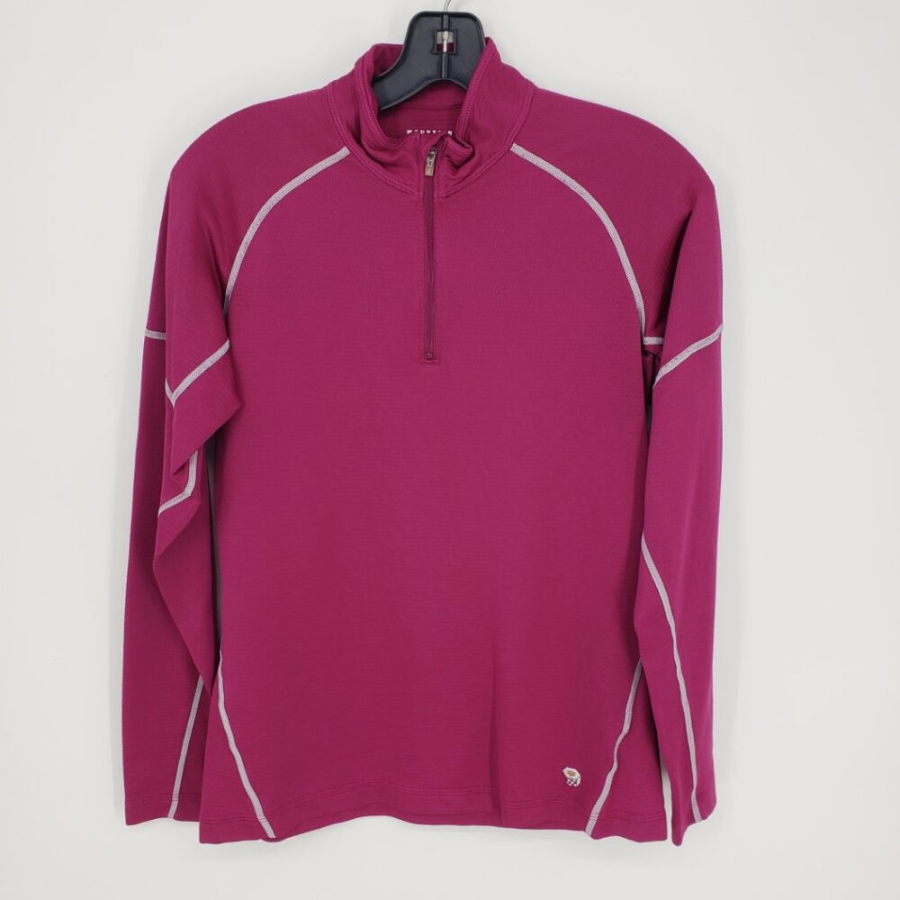 Mountain Hardwear Women's Magenta Half-Zip Pullover